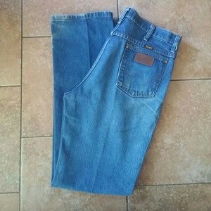 Wranglers Work Blue Jeans